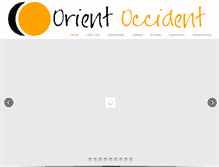Tablet Screenshot of orientoccident.at
